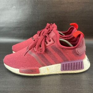 Adidas NMD_R1 Womens size 6 Maroon Red Running Athletic Gym Trainer Shoes G27937